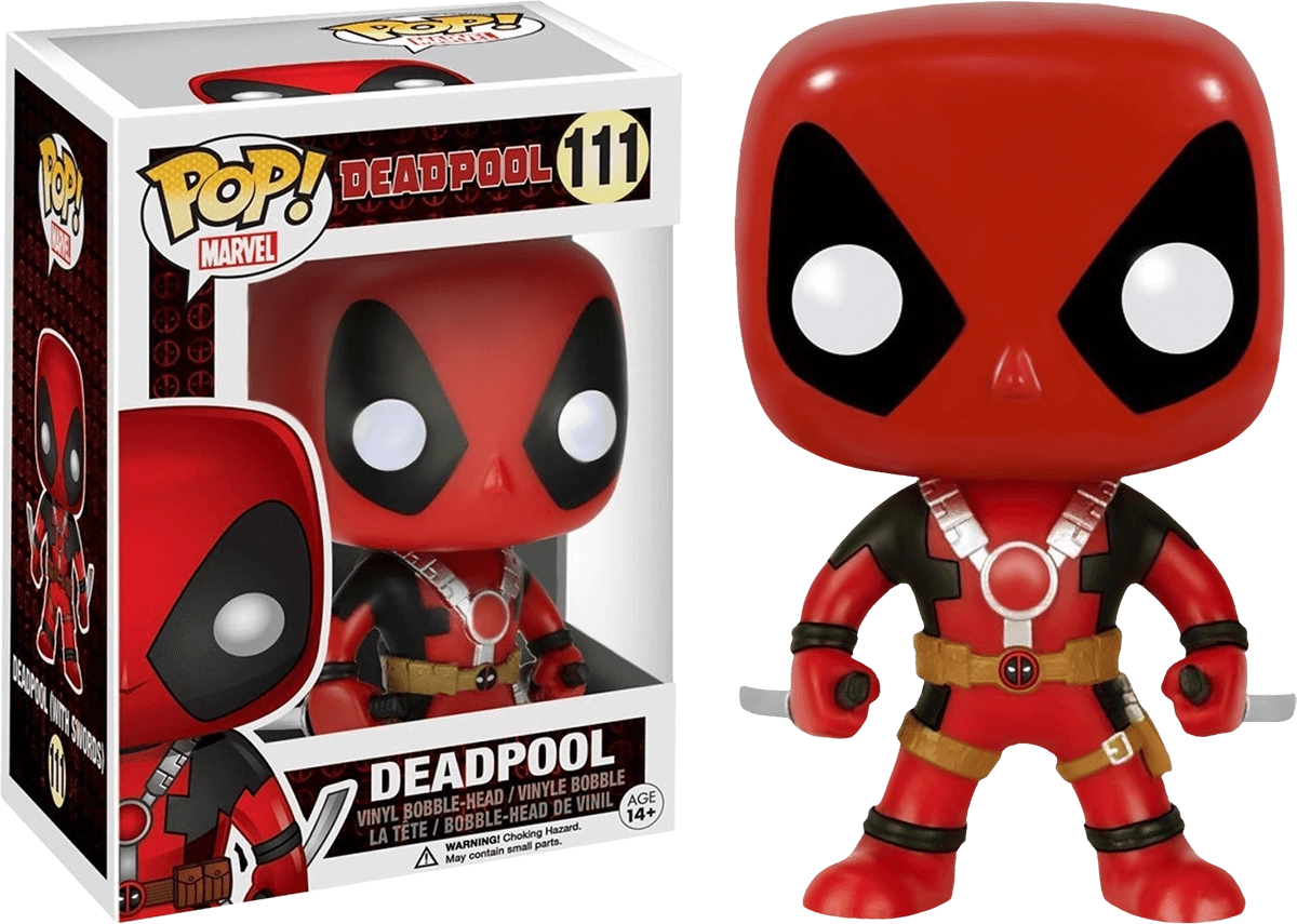 Funko Pop! Marvel Super Heroes - Deadpool W/Two Swords  for sale in Egypt from Games2Egypt