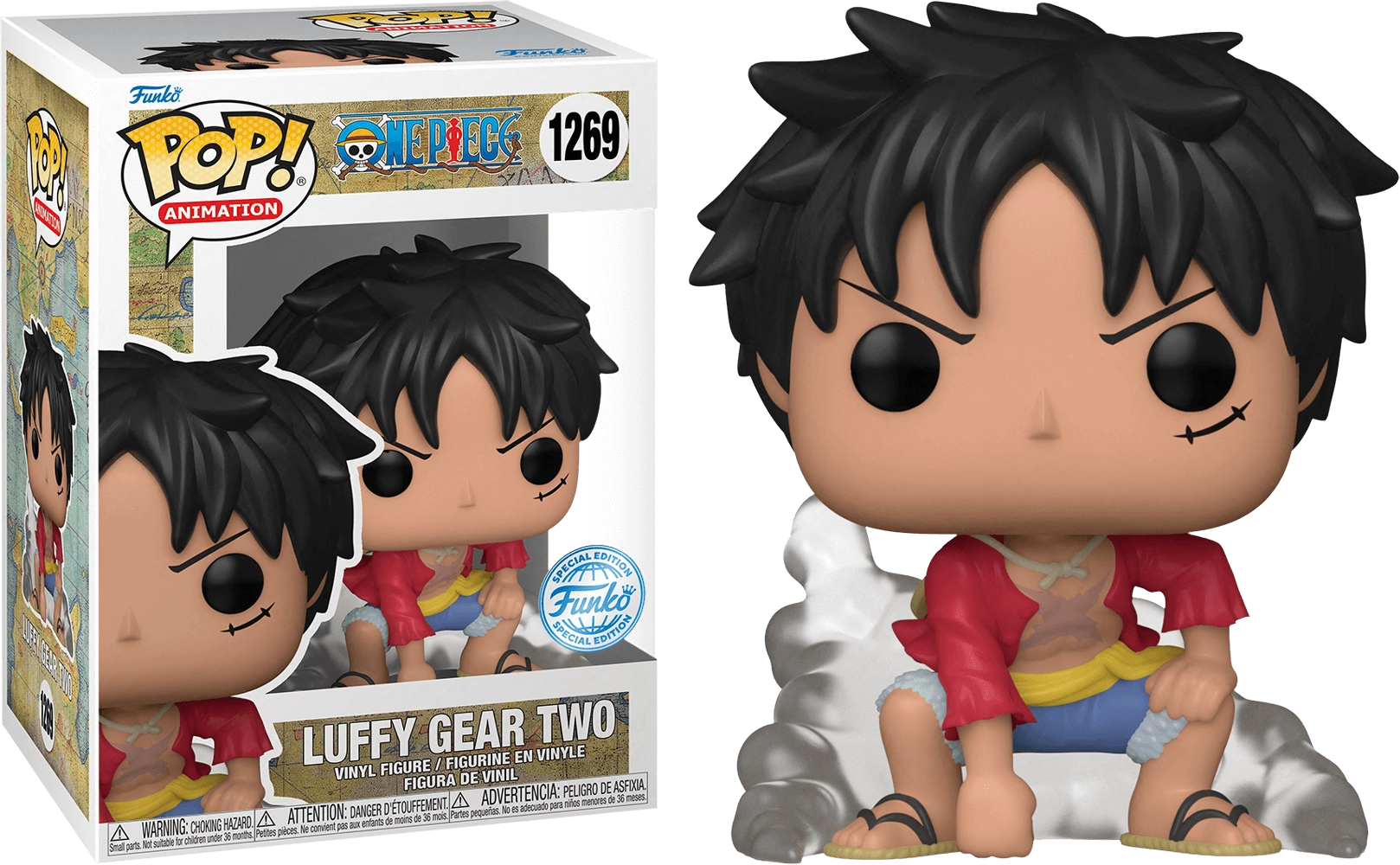 Funko Pop! Anime: One Piece - Monkey D. Luffy Gear Two (Exc)  for sale in Egypt from Games2Egypt