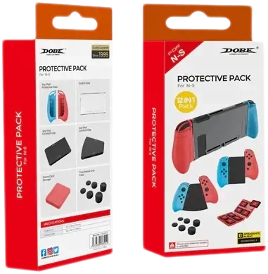 Dobe 12 in 1 Protective Pack for Nintendo Switch  for sale in Egypt from Games2Egypt