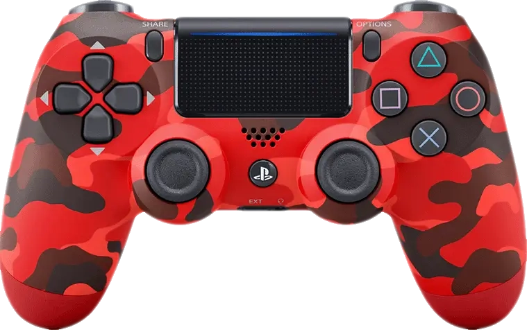 DUALSHOCK 4 PS4 Controller - Red camouflage  for sale in Egypt from Games2Egypt