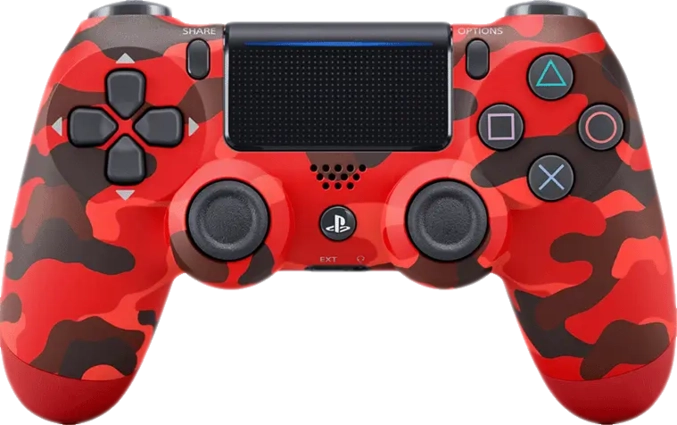 DUALSHOCK 4 PS4 Controller - Red camouflage