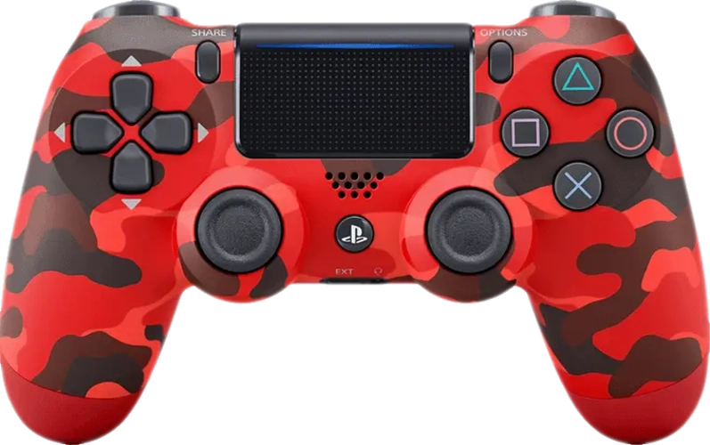 Red ps4 camo clearance controller