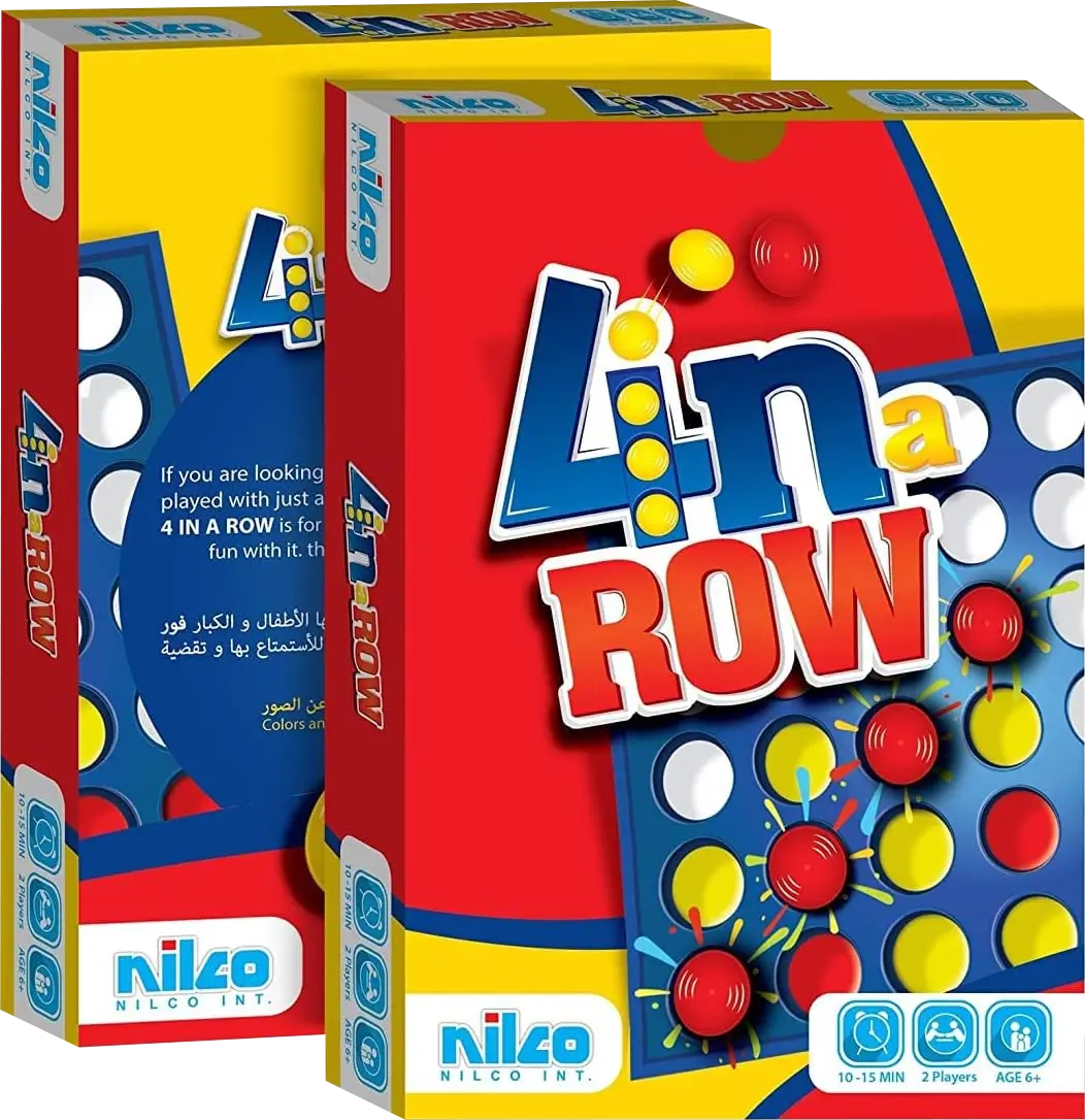 Nilco 4 In a Row (Connect 4) Mini Board Game  for sale in Egypt from Games2Egypt