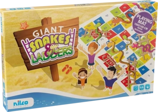 Nilco Giant Snakes and Ladders Board Game  for sale in Egypt from Games2Egypt