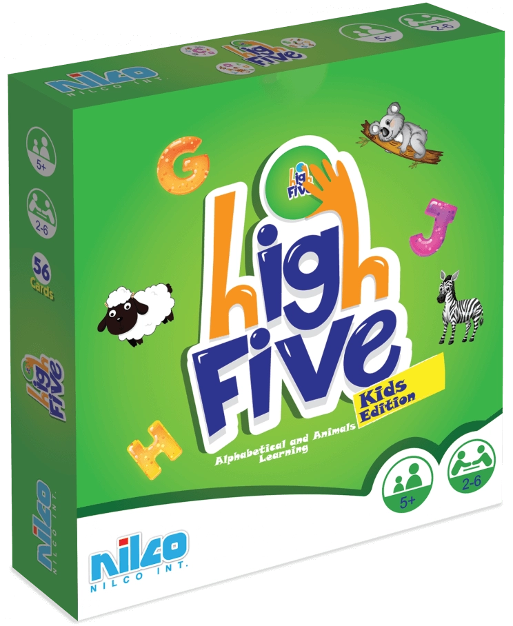 Nilco High Five Kids Travel Card Game  for sale in Egypt from Games2Egypt