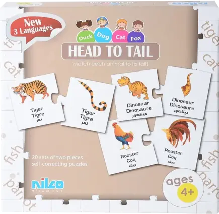 Nilco Head To Tail Card Game