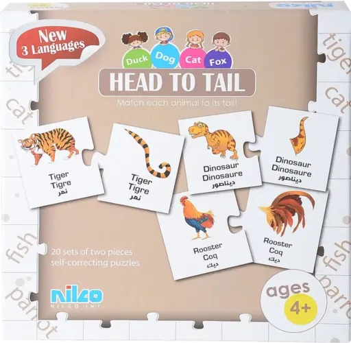 Nilco Head To Tail Card Game