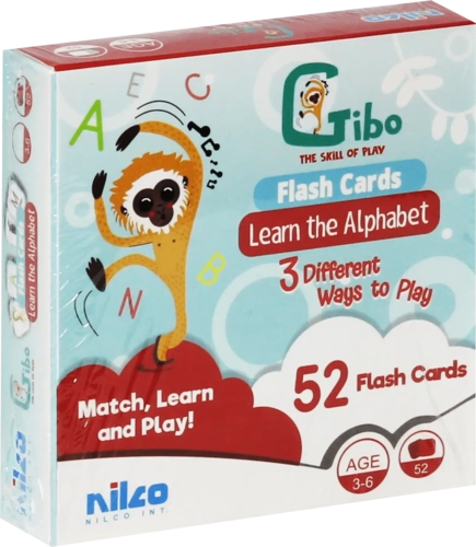 Nilco Gibo Flash Card Learn to Alphabet