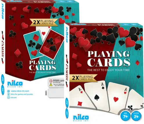 Nilco Playing Cards 2 Pack Travel Game