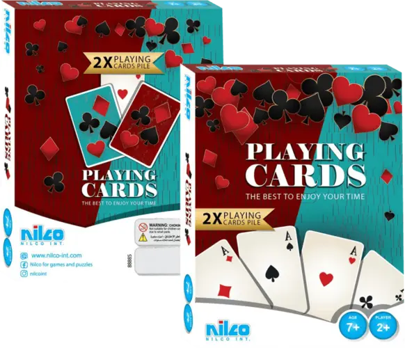 Nilco Playing Cards 2 Pack Travel Game