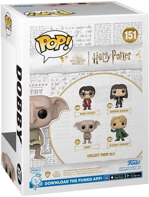 Funko Pop! Movies: Harry Potter Chamber Of Secrets 20Th - Dobby - Games ...