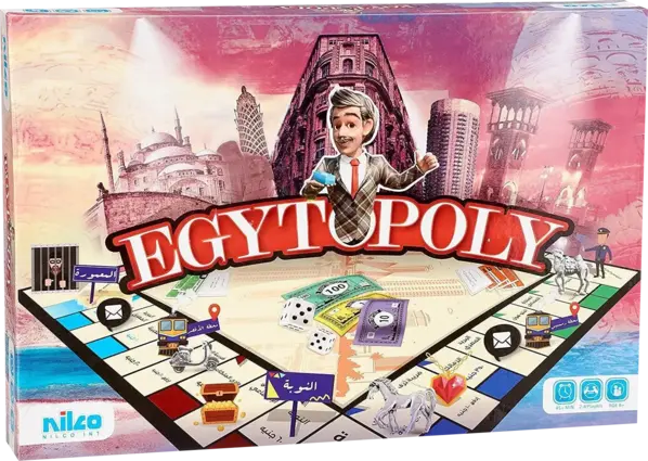 Nilco Egytopoly Board Game (Arabic Version)