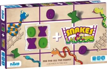 Nilco Snakes and Ladders and XO Board Game