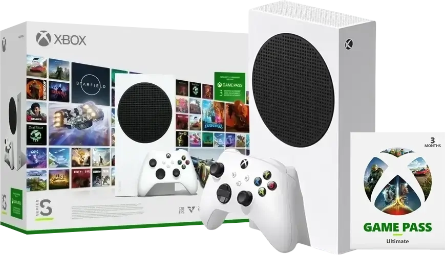 Xbox Series S Console Starter Bundle With 3 Months Game Pass Ultimate ...