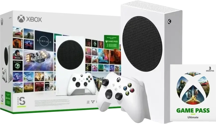 Xbox Series S Console Starter Bundle with 3 Months Game Pass Ultimate