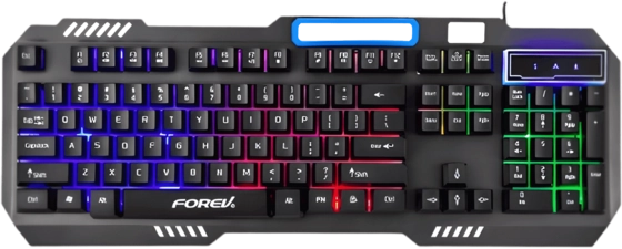 Forev FV-Q307 RGB Keyboard - Black -  for sale in Egypt from Games2Egypt