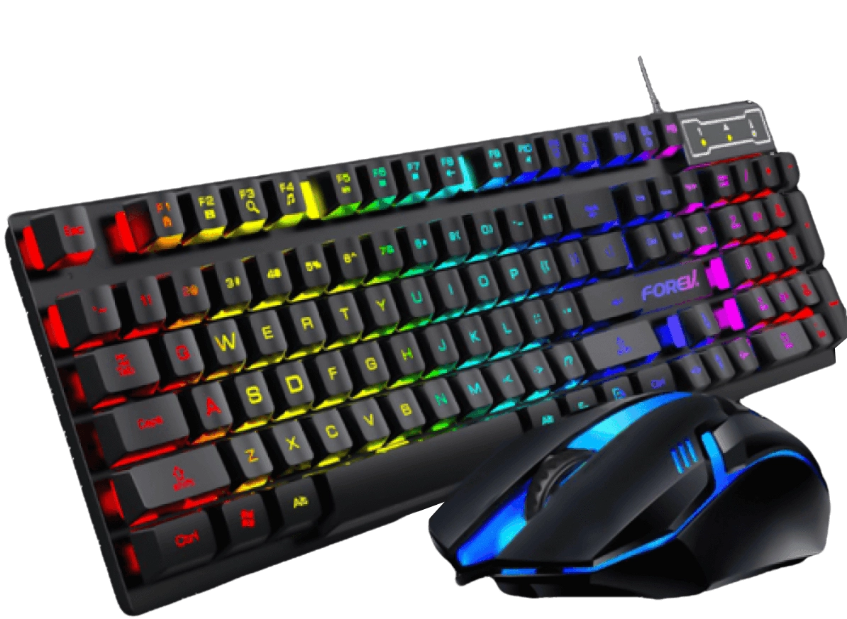 Forev FV-Q3055 RGB Gaming Keyboard and Mouse Combo  for sale in Egypt from Games2Egypt