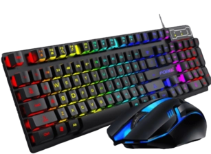 Forev FV-Q3055 RGB Gaming Keyboard and Mouse Combo -  for sale in Egypt from Games2Egypt