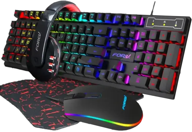 FOREV FV-Q809 Gaming (Keyboard + Mouse + Mouse Pad + Headset)