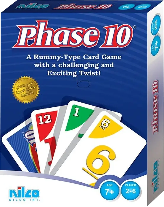 Nilco Phase 10 Travel Card Game  for sale in Egypt from Games2Egypt