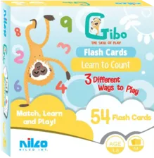 Nilco Gibo Flash Card Learn to Count Card Game  for sale in Egypt from Games2Egypt