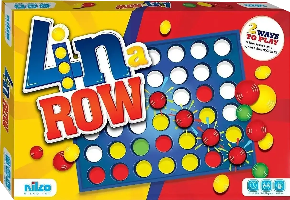 Nilco 4 In a Row (Connect 4) Board Game  for sale in Egypt from Games2Egypt