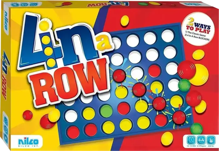 Nilco 4 In a Row (Connect 4) Board Game