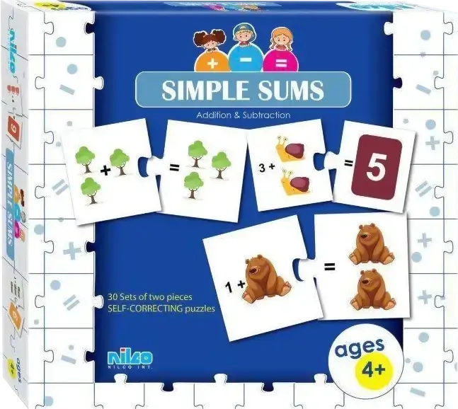 Nilco Simple Sums Card Game  for sale in Egypt from Games2Egypt