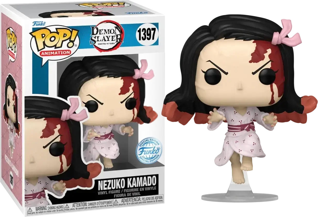 Funko Pop! Anime: Demon Slayer - Nezuko Kamado Leaping (Exc)  for sale in Egypt from Games2Egypt