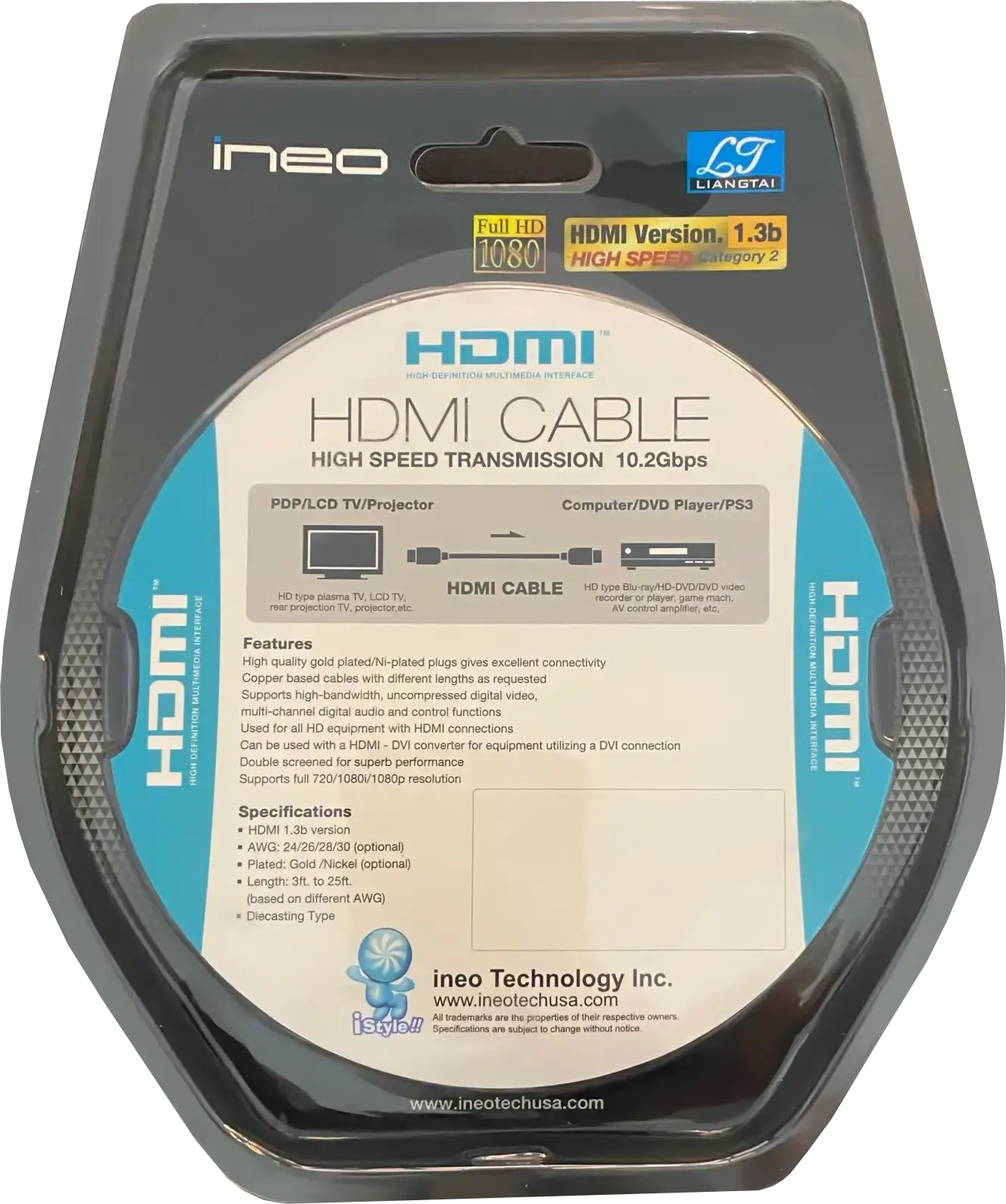 Ineo HDMI Cable for PlayStation - 2m  for sale in Egypt from Games2Egypt