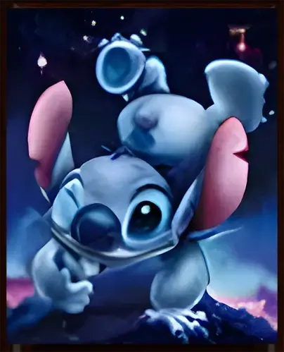 Stitch Cartoon 3D Poster  for sale in Egypt from Games2Egypt