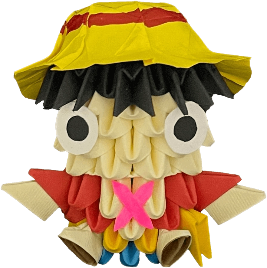 Origami Hand Made Anime One Piece Action Figure - Monkey D. Luffy  for sale in Egypt from Games2Egypt