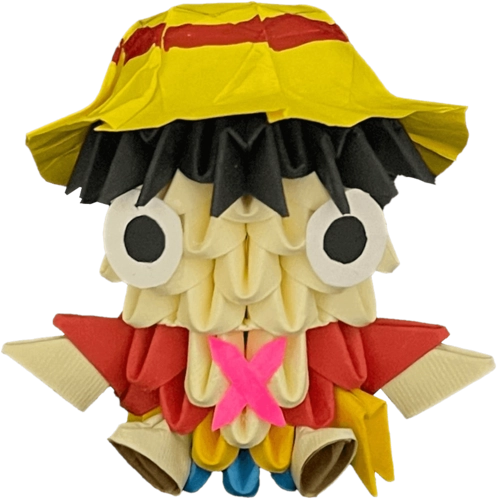 Origami Hand Made Anime One Piece Action Figure - Monkey D. Luffy  for sale in Egypt from Games2Egypt