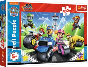 Trefl Paw Patrol On Motorbikes Jigsaw Puzzle - 100 Pcs (93050)