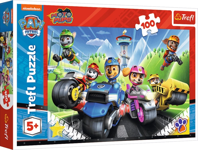 Trefl Paw Patrol On Motorbikes Jigsaw Puzzle - 100 Pcs