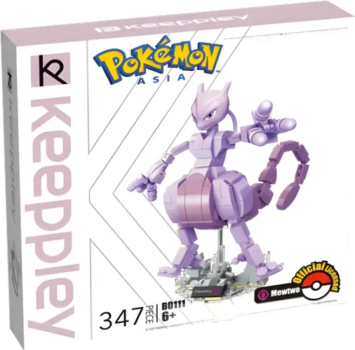 Keeppley Pokemon MewTow Building Blocks - 347 Pcs
