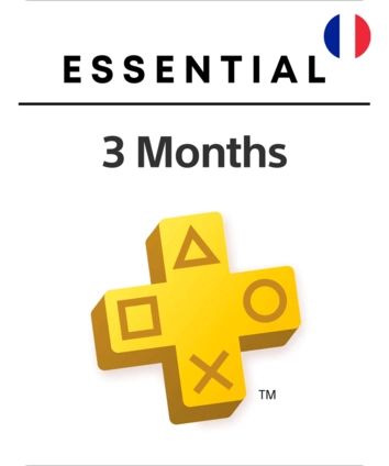 PlayStation Plus Essential Membership Subscription - France - 3 Months