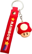 Mario Mushroom Keychain Medal