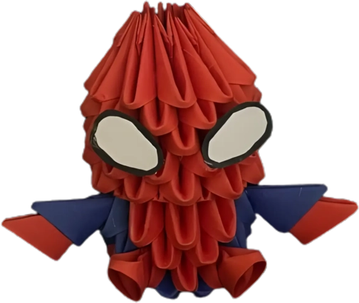 Origami Hand Made Marvel Action Figure - Spider-Man