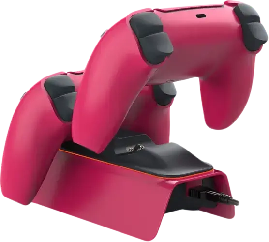 DOBE Dual Charging Dock for PS5 Controllers - Cosmic Red - Open Sealed  for sale in Egypt from Games2Egypt