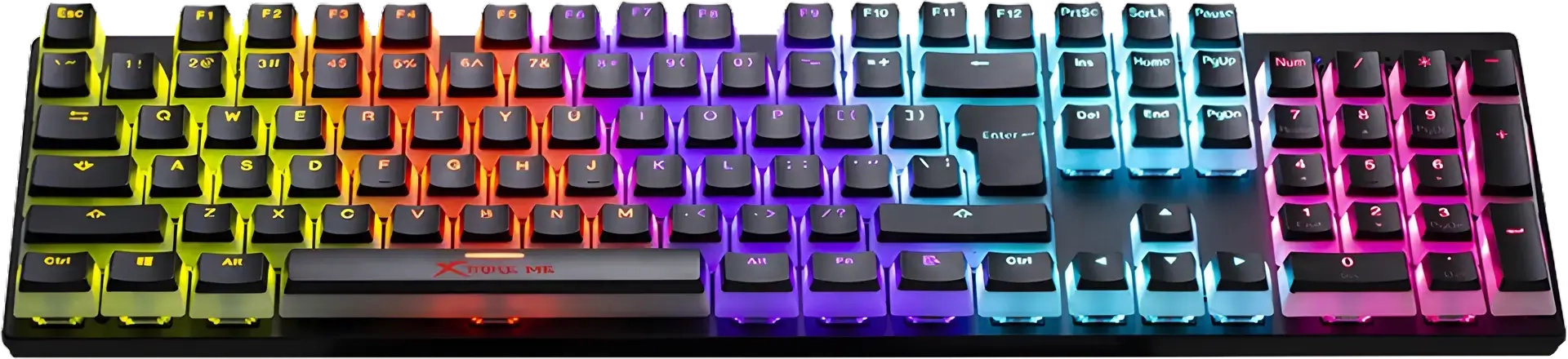 XTRIKE ME GK915P Pudding Rainbow Wired Gaming Keyboard with Blue Switches  for sale in Egypt from Games2Egypt