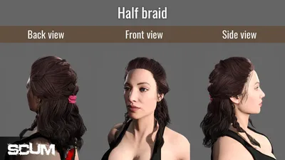 SCUM Female Hair Pack  for sale in Egypt from Games2Egypt