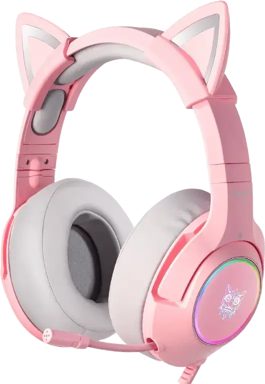 Onikuma K9 Wired RGB Gaming Headset for PC - Pink  for sale in Egypt from Games2Egypt