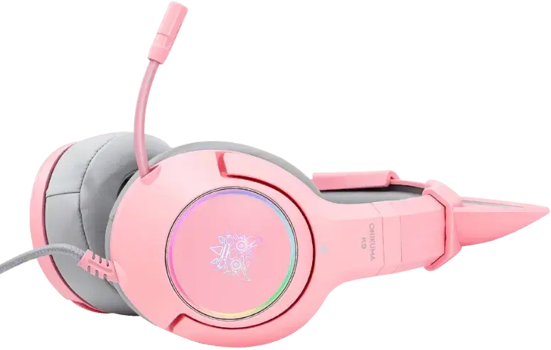 Onikuma K9 Wired RGB Gaming Headset for PC - Pink  for sale in Egypt from Games2Egypt