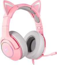 Onikuma K9 Wired RGB Gaming Headset for PC - Pink  for sale in Egypt from Games2Egypt