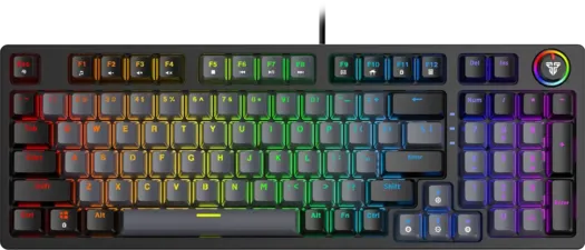 Fantech ATOM96 MK890 RGB Wired Mechanical Gaming Keyboard - Grey