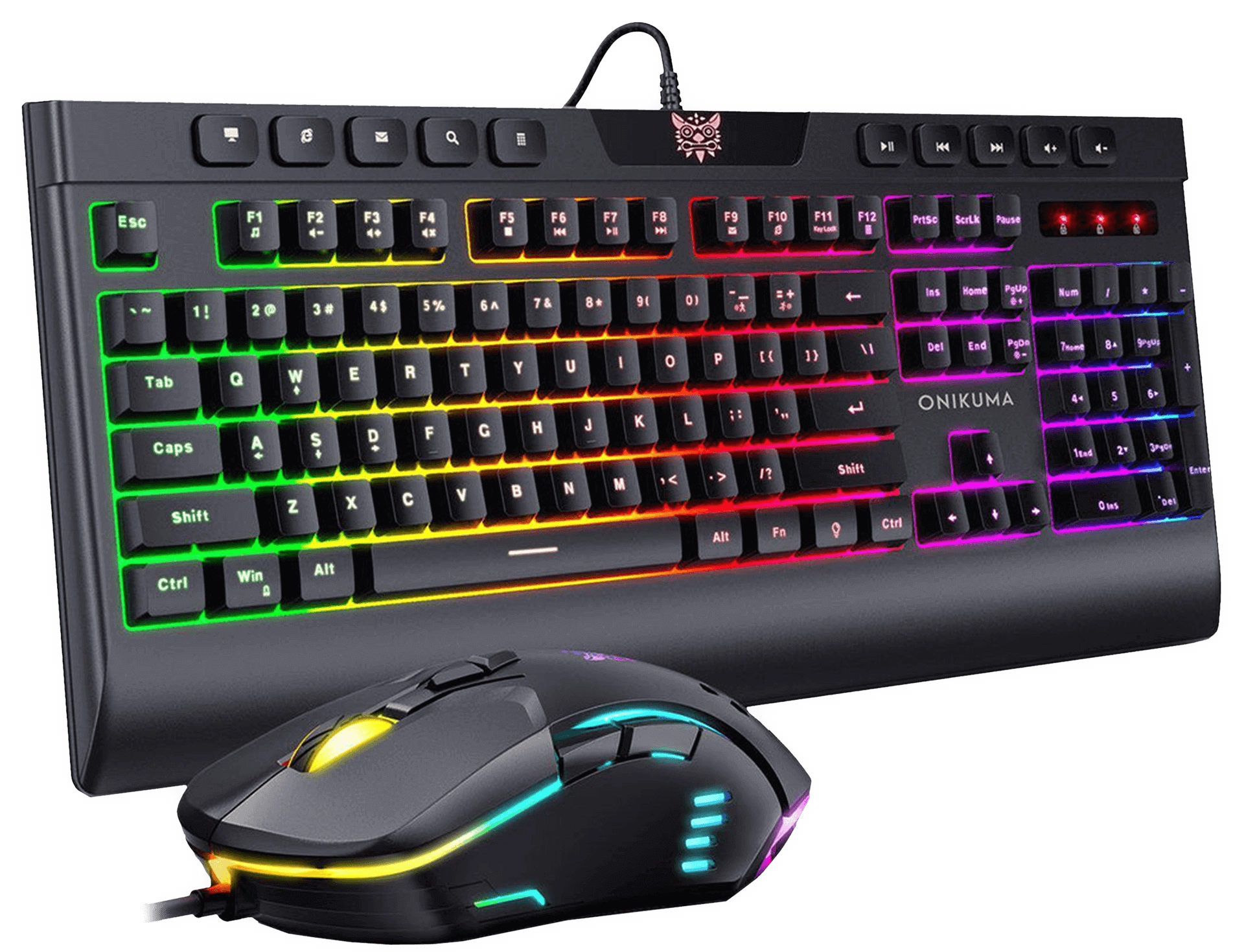 Onikuma G21 Gaming Keyboard and CW902 Gaming Mouse Combo  for sale in Egypt from Games2Egypt