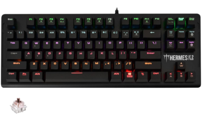 GAMDIAS HERMES E2 Gaming Mechanical Keyboard with Brown Switch (94480)