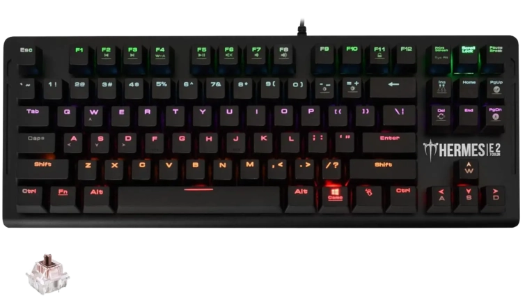 GAMDIAS HERMES E2 Gaming Mechanical Keyboard with Brown Switch