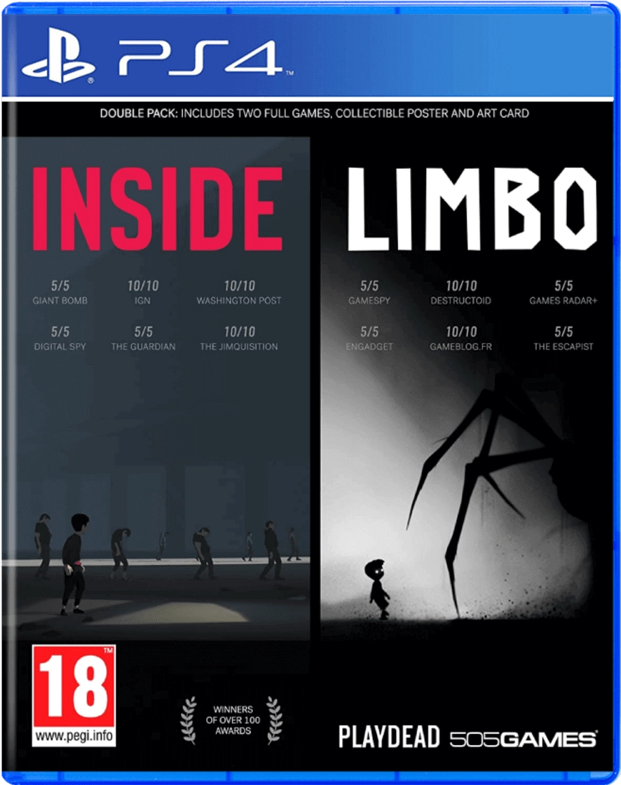 LIMBO & INSIDE Bundle - PS4 - Used  for sale in Egypt from Games2Egypt